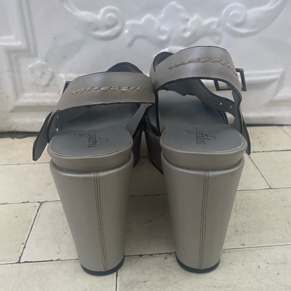 Naked Feet Silver Wedges - Picture 3 of 6